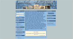 Desktop Screenshot of missioncalvary.com